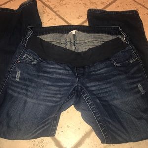 Pea in a Pod Maternity Jeans size PL Petite Large